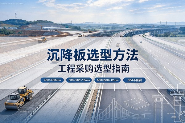 芷江沉降板选择方法